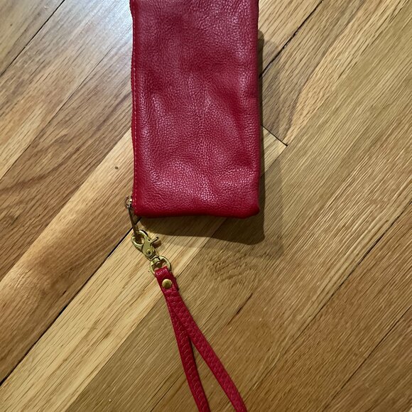 2010s Red Tory Burch Wristlet Wallet - Picture 3 of 7